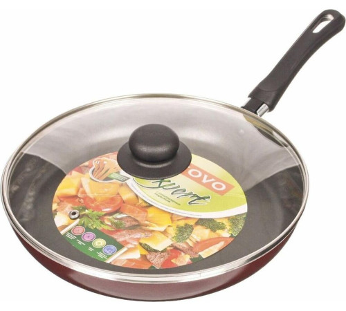 SCOVO СЭ-030 expert со стекл. крышкой д.28 см