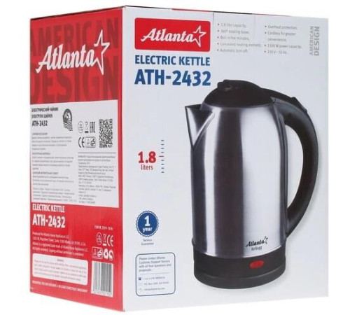ATLANTA ATH-2432 (1,8л. металл) черный\серебристый
