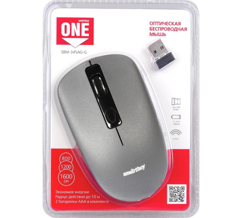 SMARTBUY (SBM-345AG-G) ONE серая