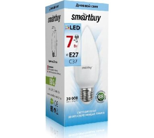 SMARTBUY (SBL-C37-07-60K-E27) 7W/6000/E27