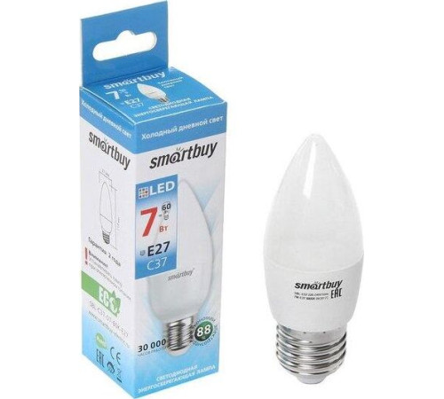 SMARTBUY (SBL-C37-07-60K-E27) 7W/6000/E27