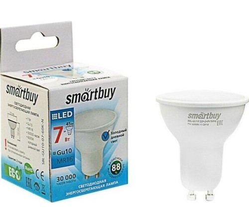 SMARTBUY (SBL-GU10-07-60K-N) 7W/6000/GU10