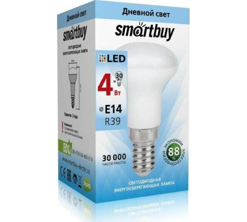 SMARTBUY (SBL-R39-04-40K-E14) 4W/4000/E14