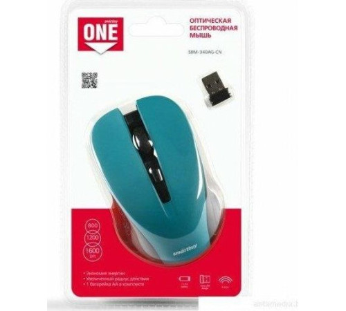 SMARTBUY (SBM-340AG-CN) ONE , бирюзовый