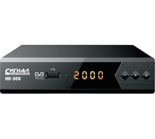 СИГНАЛ HD-300 DVB-T2/DOLBY DIGITAL/WI-FI/дисплей, металл