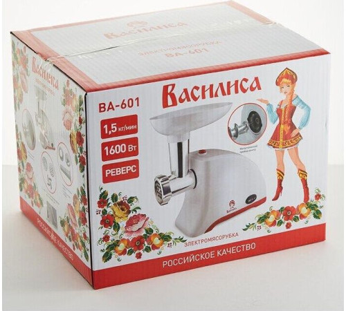ВАСИЛИСА ВА-601 белая с красным
