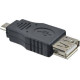 PERFEO (A7015) USB2.0 A розетка - MICRO USB вилка