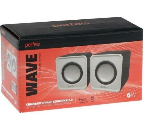 PERFEO (PF_5129) WAVE PF-128-W. белый