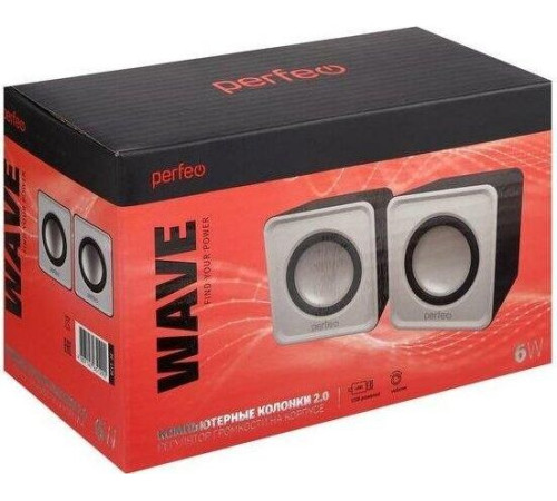 PERFEO (PF_5129) WAVE PF-128-W. белый