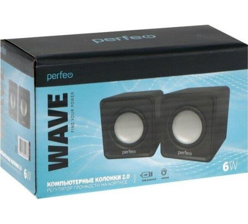 PERFEO (PF_5127) WAVE PF-128-B. черный
