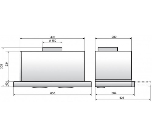 ELIKOR ИНТЕГРА S2 60П-700-В2Д КВ I М-700-60-428/258 белый/белый