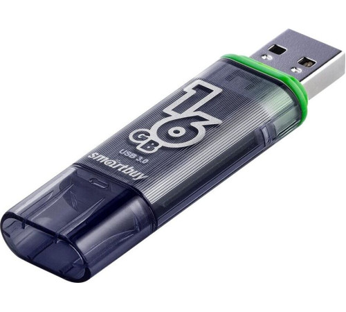 SMARTBUY (SB16GBGS-DG) 16GB GLOSSY SERIES DARK GREY USB 3.0