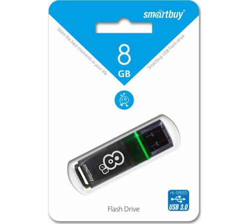 SMARTBUY (SB8GBGS-DG) 8GB GLOSSY SERIES DARK GREY USB 3.0