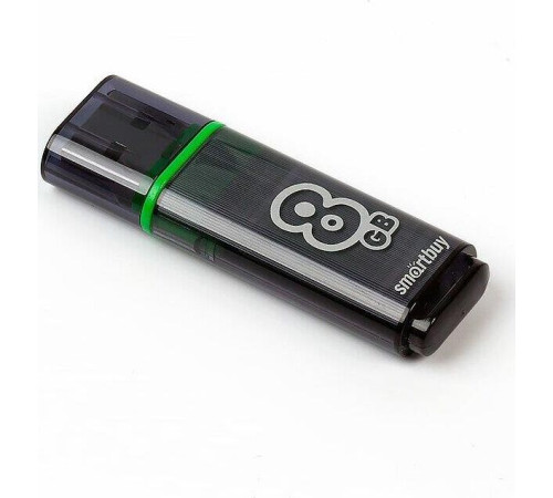 SMARTBUY (SB8GBGS-DG) 8GB GLOSSY SERIES DARK GREY USB 3.0