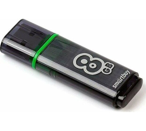 SMARTBUY (SB8GBGS-DG) 8GB GLOSSY SERIES DARK GREY USB 3.0