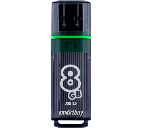 SMARTBUY (SB8GBGS-DG) 8GB GLOSSY SERIES DARK GREY USB 3.0