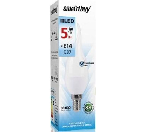 SMARTBUY (SBL-C37Tip-05-40K-E14) 5W/4000/E14