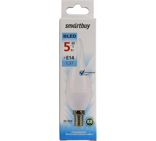 SMARTBUY (SBL-C37Tip-05-40K-E14) 5W/4000/E14