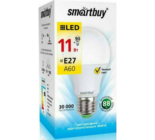 SMARTBUY (SBL-A60-11-30K-E27-A) 11W/3000/E27