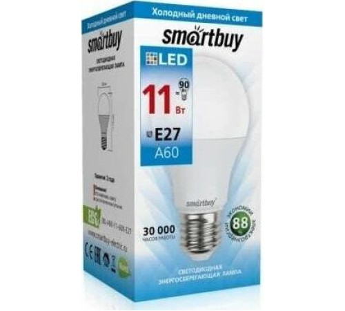 SMARTBUY (SBL-A60-11-30K-E27-A) 11W/3000/E27