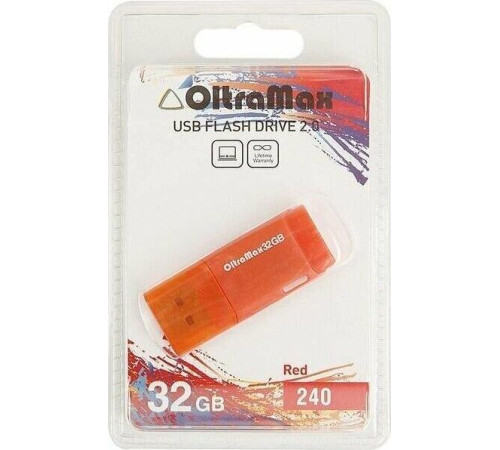 OLTRAMAX OM-32GB-240-красный