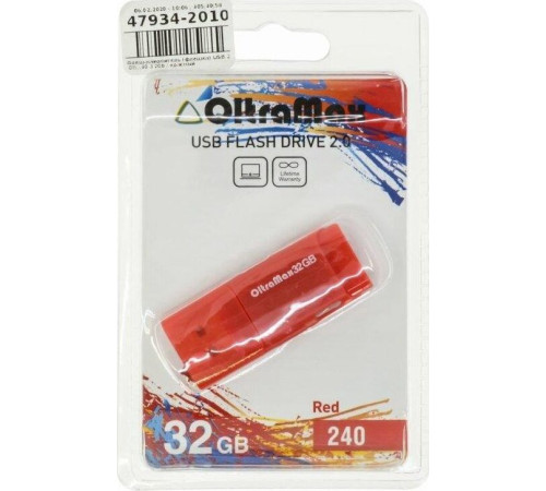 OLTRAMAX OM-32GB-240-красный