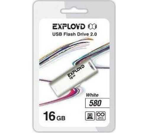 EXPLOYD 16GB 580 белый [EX-16GB-580-White]