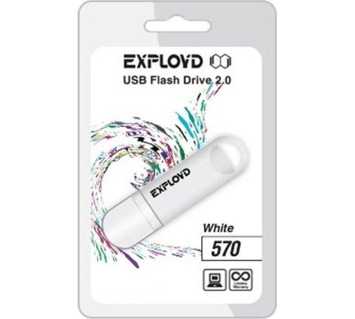 EXPLOYD 32GB 570 белый [EX-32GB-570-White]
