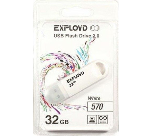 EXPLOYD 32GB 570 белый [EX-32GB-570-White]