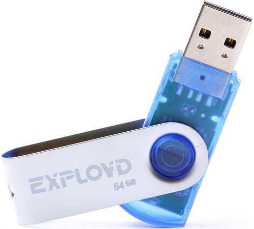 EXPLOYD 64GB 530 синий [EX064GB530-Bl]