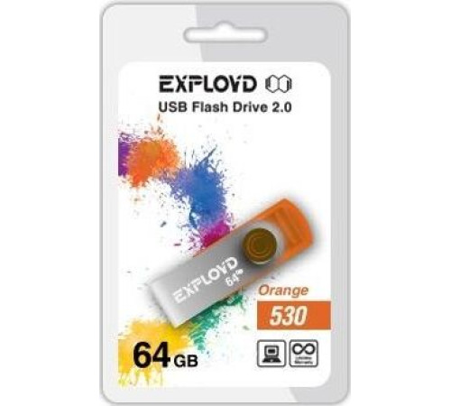 EXPLOYD 64GB 530 оранжевый [EX064GB530-O]