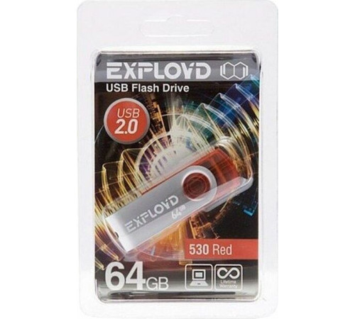 EXPLOYD 64GB 530 красный [EX064GB530-R]