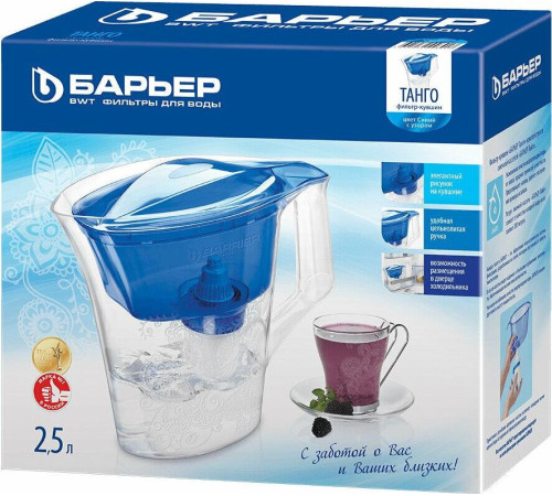 БАРЬЕР В291Р00 ТАНГО синий с узором