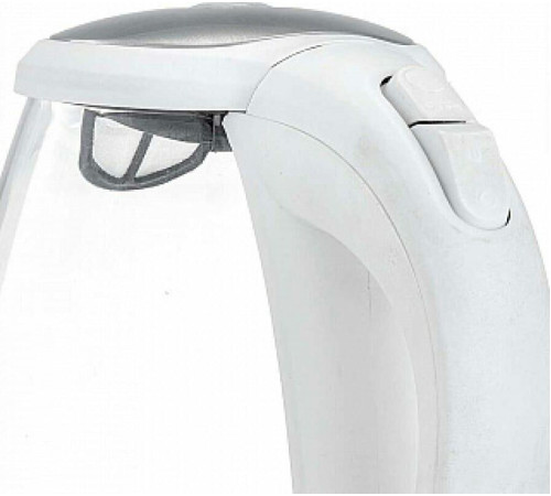 Чайник электрический DELTA DL-1202 white (1,5л. стекло)