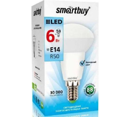 SMARTBUY (SBL-R50-06-60K-E14) 6W/6000/E14