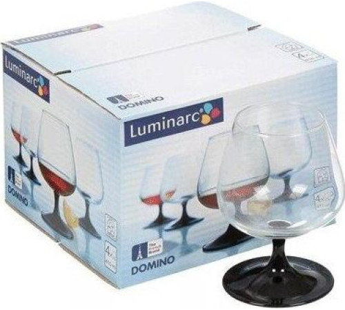 LUMINARC ДОМИНО наб. фужеров для коньяка 4шт 410мл (J3030) (2)