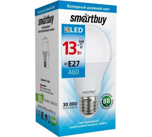 SMARTBUY (SBL-A60-13-60K-E27) 13W/6000/E27