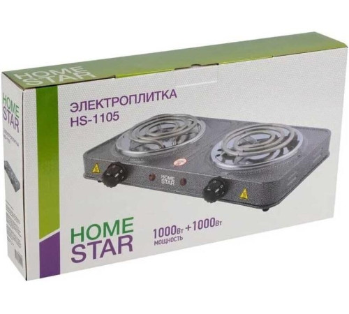 Настольная плитка HOMESTAR HS-1105 двухкомфорочная