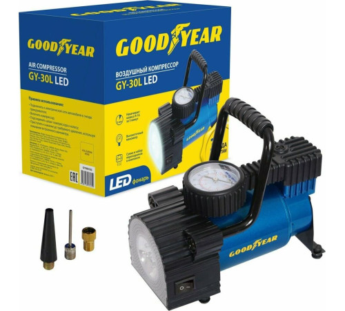 GOODYEAR GY000103 GY-30L LED 30 л/мин с фонарём