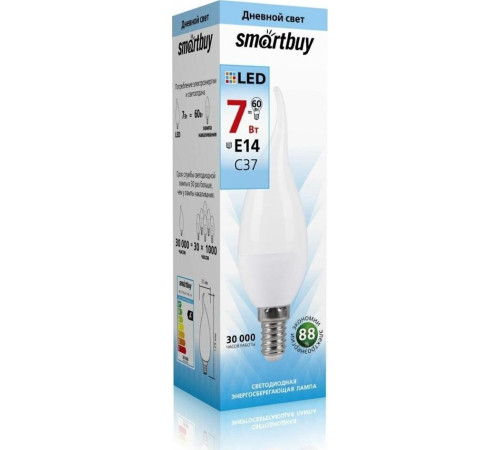 SMARTBUY (SBL-C37Tip-07-40K-E14) 7W/4000/E14