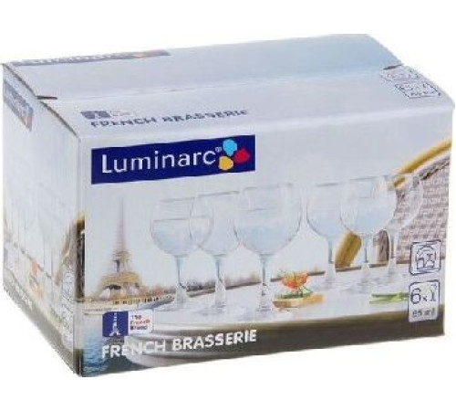 LUMINARC ФРАНЦУЗСКИЙ РЕСТОРАНЧИК наб. рюмок 6шт 65мл (H9951) (2)