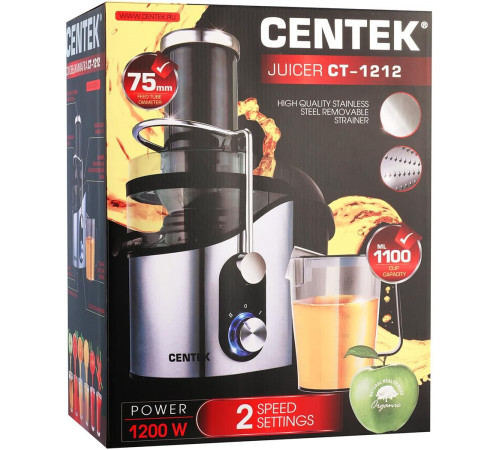 CENTEK CT-1212 black/steel