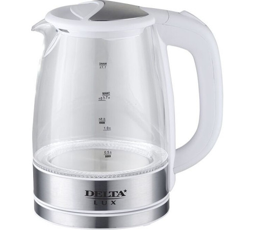 DELTA LUX DL-1204W (1,7л. стекло)