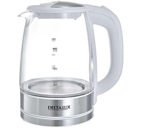 DELTA LUX DL-1204W (1,7л. стекло)