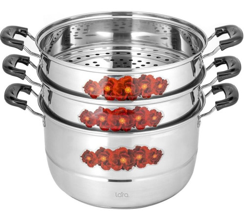 LARA LR03-40 мантоварка-пароварка 11,0л