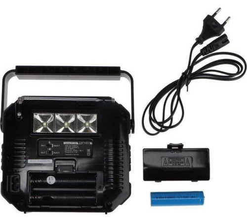 СИГНАЛ РП-228 УКВ 64-108МГц, 220V, акб 1200mA/h, USB/microSD/AUX, светодиодный фонарь/дискосвет