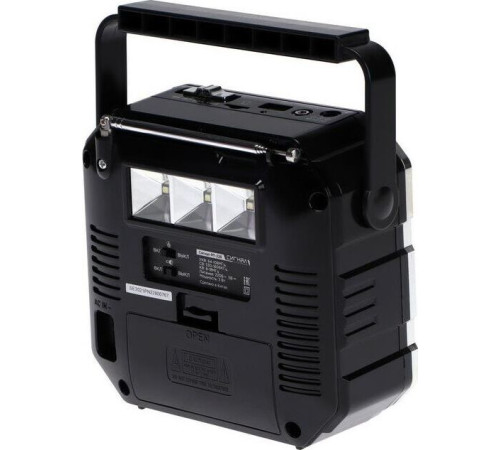 СИГНАЛ РП-228 УКВ 64-108МГц, 220V, акб 1200mA/h, USB/microSD/AUX, светодиодный фонарь/дискосвет