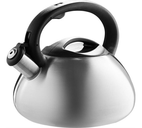 WEBBER BE-0587 Чайник нерж со свистком 3л, сатин