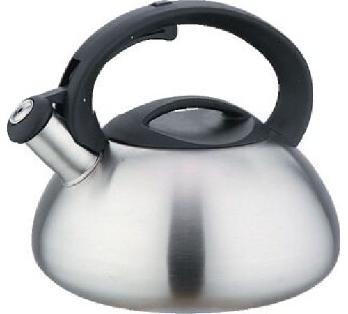 WEBBER BE-0587 Чайник нерж со свистком 3л, сатин