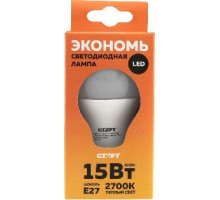 СТАРТ (17288) LEDGLS E27 15W30 WS